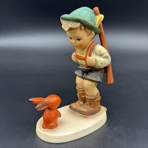 Goebel Hummel SENSITIVE HUNTER Figurine #6/I - Boy with Rabbit